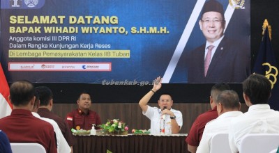 Disambati WBP, Anggota DPR RI Janji Buka Program Paket C di Lapas Kelas IIB Tuban