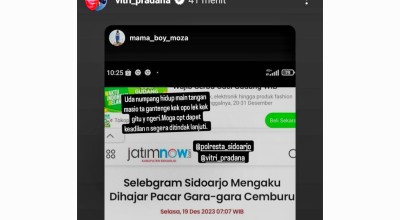Selebgram Sidoarjo Mengaku Dianiaya Pacar, Netizen Komen Begini