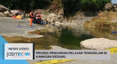 Video: Proses Pencarian Pelajar Tenggelam di Tulungagung