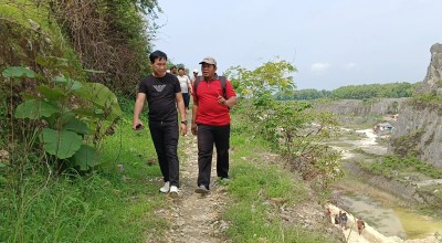 Wakil Ketua DPRD Bojonegoro Sukur Priyanto Sidak Tambang Kapur PT WBS di Sumuragung Baureno