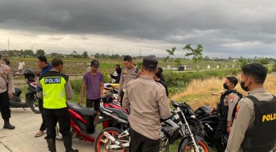 Polisi Gerebek Balap Liar, 10 Motor Dibawa ke Mapolres Tulungagung