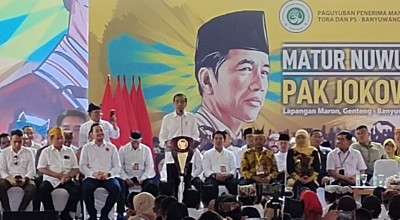 Kunjungan Kerja Jokowi di Banyuwangi, Janji Percepat Sertifikat Program Tora