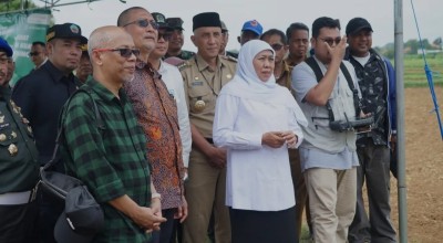 Khofifah Apresiasi Pertanian di Bangkalan Berteknologi Baru Smart Precision