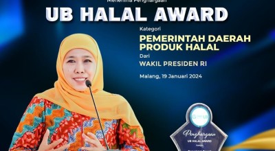 Pemprov Jatim Raih UB Award, Gubernur Khofifah: Penguat Ekosistem Halal