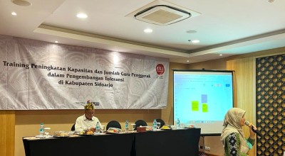 50 Guru di Sidoarjo Digembleng tentang Perspektif Sekolah Toleransi