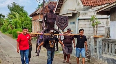 Patung Semut Niscala di Pasuruan, Berbahan Limbah Penuh Makna Filosofi