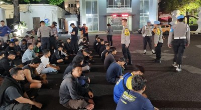 139 Pesilat Digelandang Polisi Saat Hendak Kopdar di Surabaya
