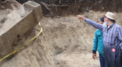 BPK XI Jatim Kaji Tugu Tapal Batas di Kayunan Kediri