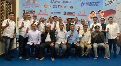 Projo Jatim Kolaborasi TKD Siapkan Strategi Prabowo-Gibran Menang 1 Putaran
