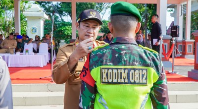 11.917 Personel Gabungan Siap Amankan Pemilu di Lamongan