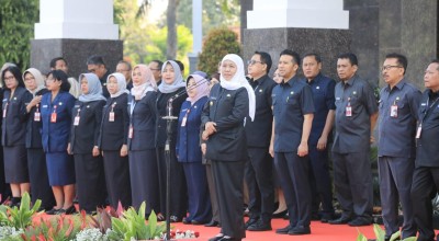 Apel Terakhir, Khofifah Minta Tetap Jaga Sinergitas: Sampaikan Terima Kasih Saya