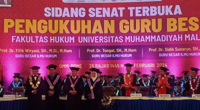 Guru Besar Baru UMM Malang Serukan Akademisi Netral Bermanfaat di Pemilu