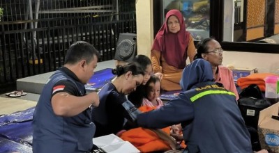 Update Banjir Waru Sidoarjo, Sejumlah Warga Mengungsi di Posko BPBD Jatim
