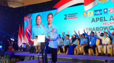 Apel Akbar Relawan Prabowo-Gibran, Khofifah: Endingnya Bagaimana Suara Ini Aman