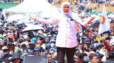 Khofifah Ingatkan Warga Jatim Waspadai Serangan Fajar Jelang Coblosan