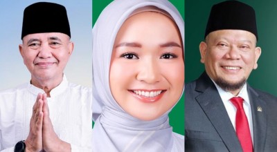 Kondang Kusumaning Ayu - La Nyalla - Agus Rahardjo Bersaing Ketat di Kediri