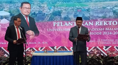 Rektor Baru UMM Periode 2024-2028 Dilantik, Ini Mandatnya