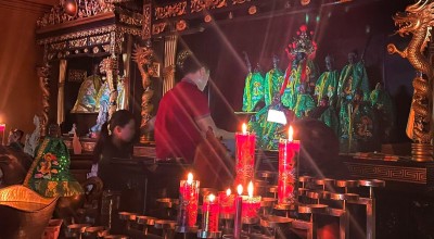 Kelenteng Tjong Hok Kiong Sidoarjo Bersihkan Rupang saat Dewa Naik ke Nirwana