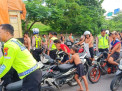 Ratusan Remaja Terjaring Razia Balap Liar di Lingkar MAS Sidoarjo