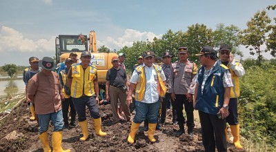 BBWS-BS Bakal Bangun Tanggul Permanen di Sungai Plalangan Lamongan