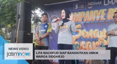 Video: Lita Machfud Siap Bangkitkan UMKM Warga Sidoarjo