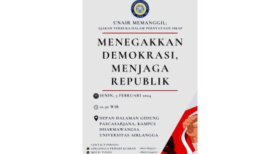 Unair Tegaskan: Presiden, Jangan Tinggalkan Nilai Etis Pancasila!