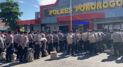 684 Personel Polres Ponorogo Amankan 2.893 TPS,  Ini Skemanya