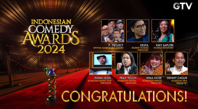 Kiky Saputri sampai Indra Jegel Jadi Pemenang Indonesian Comedy Awards 2024