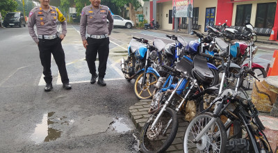 6 Orang Diduga Joki Diamankan Polres Bangkalan dalam Razia Balap Liar
