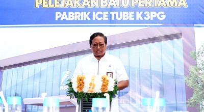Strategi Hilirisasi K3PG Dirikan Pabrik Ice Tube di Gresik