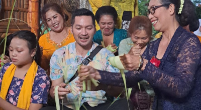 Hasta Karya Warga Kampung Budaya Polowijen Malang di Bulan Ramadan