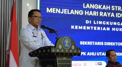 Kemenkumham Jatim Sambut Monev Pelayanan Pemasyarakatan di Bulan Ramadan