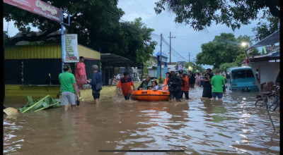 Banjir 2 Desa di Dringu Probolinggo Kian Parah