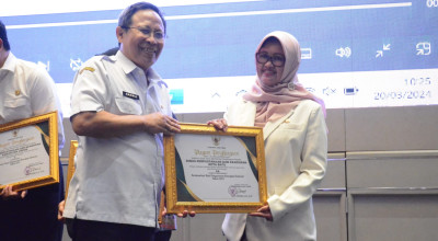 Disperpusip Kota Batu Raih Penghargaan Pengawasan Kearsipan Eksternal 2023