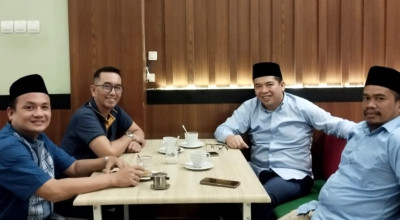 Ketua DPC Gerindra Ngopi Bareng DPD NasDem Kota Probolinggo, Ini Bocorannya