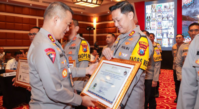 Polres Lamongan Raih Anugerah Predikat Nilai Kepatuhan Ombudsman RI