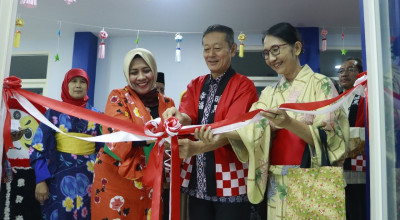 Konjen Jepang Turut Resmikan Laboratorium Bahasa Jepang di Unitomo Surabaya
