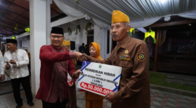 Pj Wali Kota Batu Beri LVRI Dana Hibah Operasional Rp50 Juta, Ini Pesannya