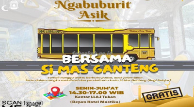 Pemkab Tuban Ajak Warga Ngabuburit Asik bareng Si Mas Ganteng, Mau Ikutan?