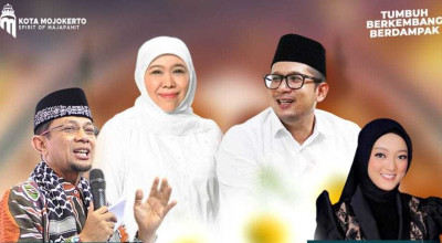 Pemkot Mojokerto Gelar Pengajian Akbar, Hadirkan Ustaz Wijayanto dan Khofifah