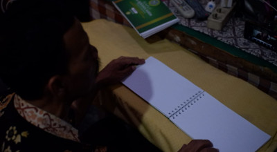 Tuna Netra di Tulungagung Gelar Tadarus Online selama Ramadan