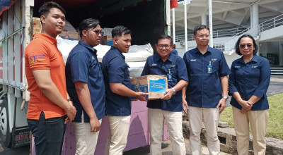 Petrokimia Gresik Bersama Satgas Bencana Nasional BUMN Jatim Kirim Bantuan Korban Gempa Bawean