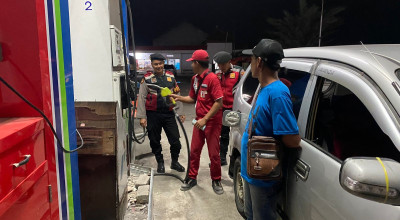 Polres Probolinggo Cek SPBU jelang Mudik, Hindari Kecurangan Bensin Campur Air