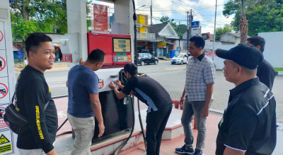 Polres Sumenep Sidak 3 SPBU jelang Lebaran, Antisipasi Kecurangan