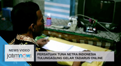 Video: Persatuan Tuna Netra Indonesia Tulungagung Gelar Tadarus Online