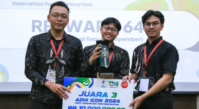 Mahaiswa ITS Gagas Modifikasi Aspal dari Limbah Lumpur dan Kelapa Sawit