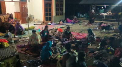 Warga Pulau Bawean Terdampak Gempa Tuban Mengungsi di Dataran Tinggi