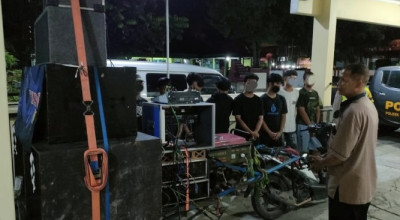 Ronda Sahur Pakai Sound System, 9 Pemuda di Tulungagung Diamankan Polisi
