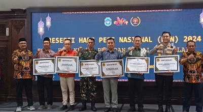 Puncak Peringatan HPN dan HUT PWI di Lamongan jadi Ajang Silaturahmi