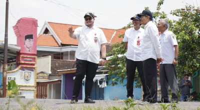 Mas Dhito Ajak Masyarakat Sukseskan Pembangunan Infrastruktur di Kediri